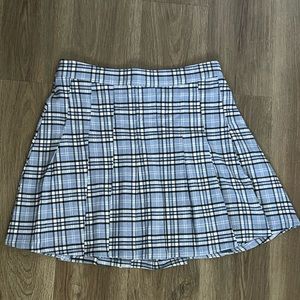 mini plaid skirt
